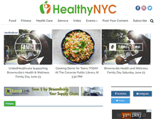 Tablet Screenshot of healthynyc.com